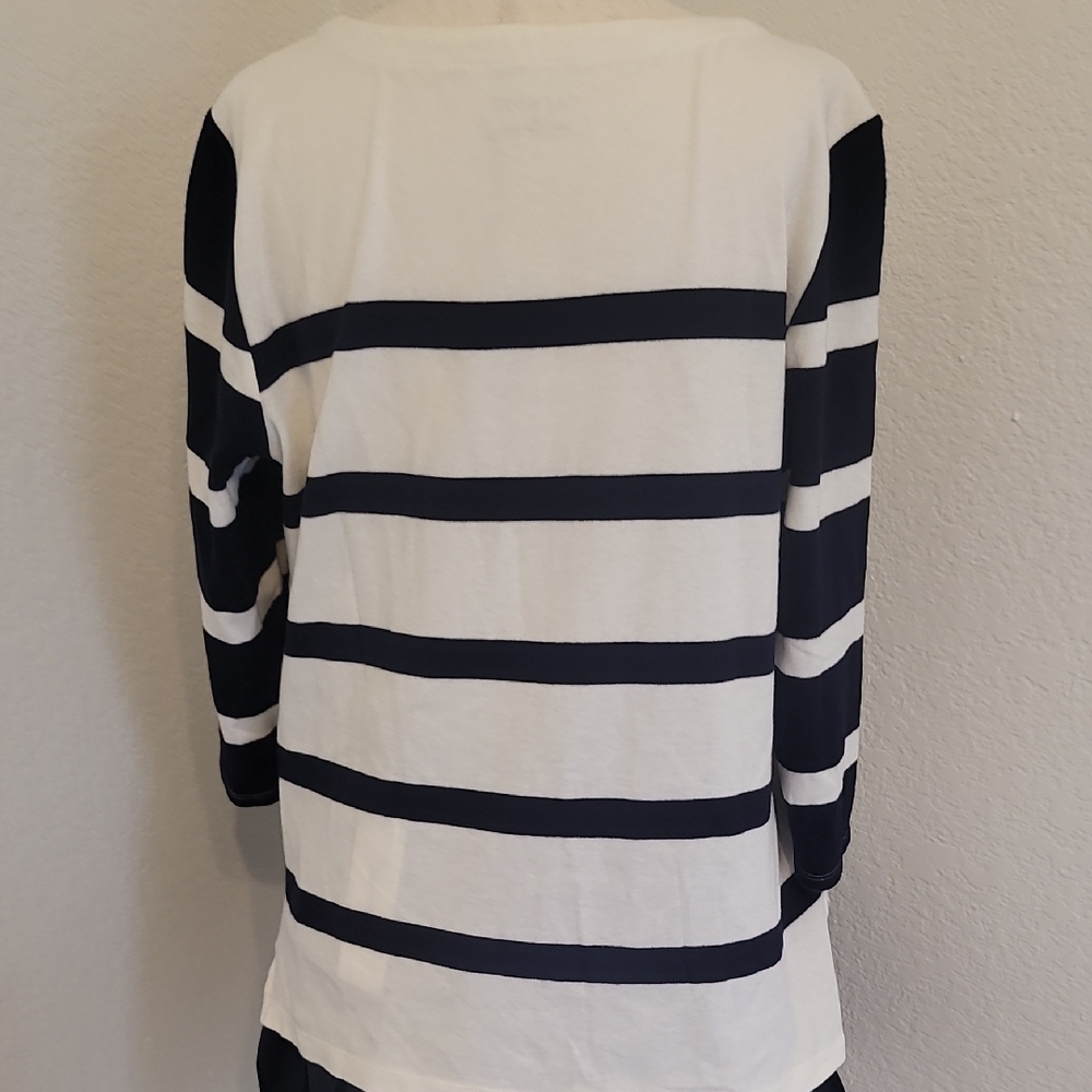 Talbots Classic White Cotton Top - Picture 4 of 4